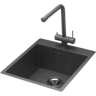 Кухонная мойка GRANULA 4600 графит матовый 4600 GPAFIT MATOBYII